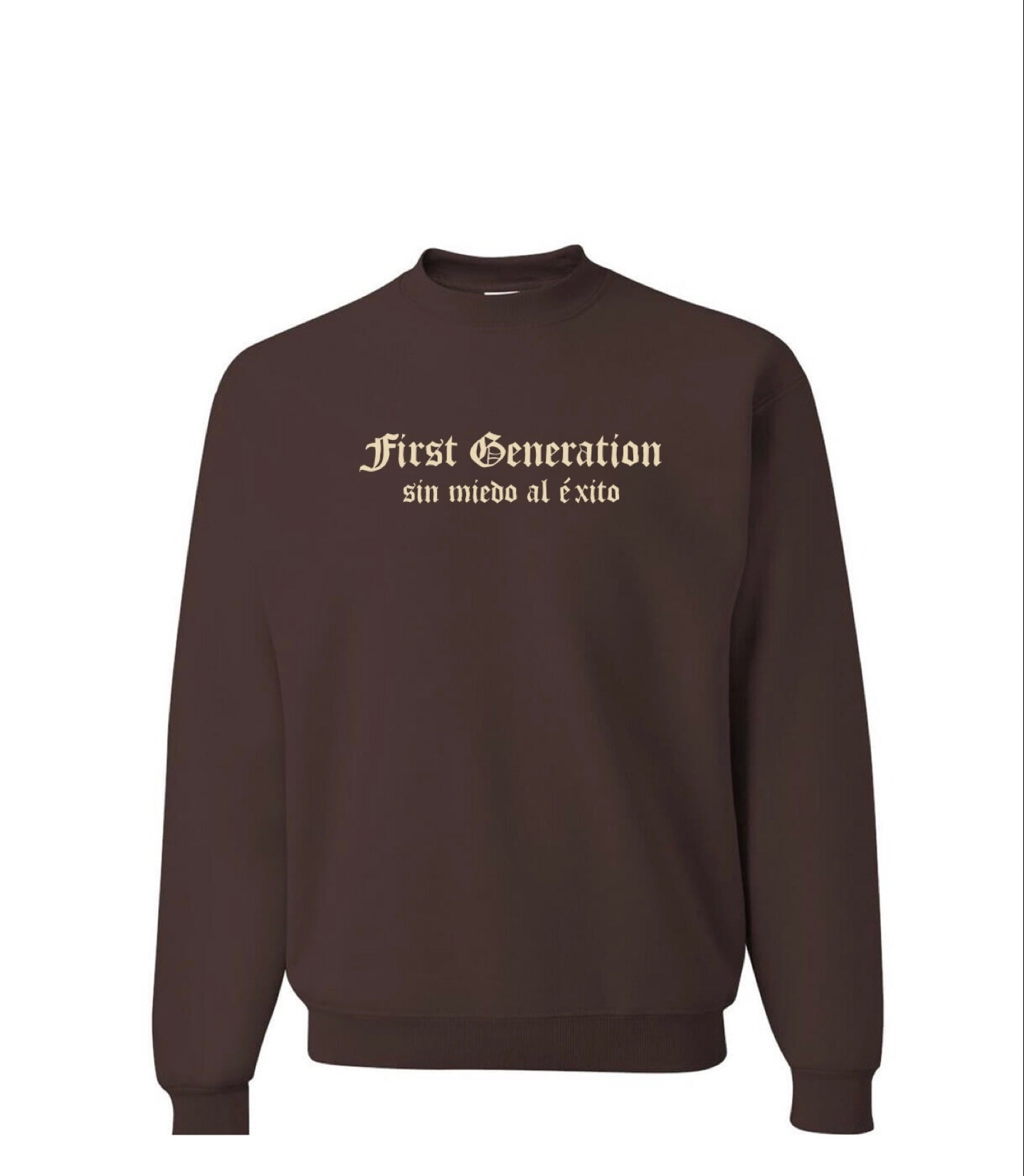 Brown First Generation sin miedo al exito