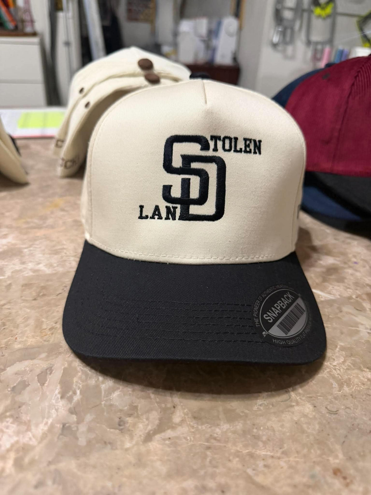 Stolen Land Black SnapBack