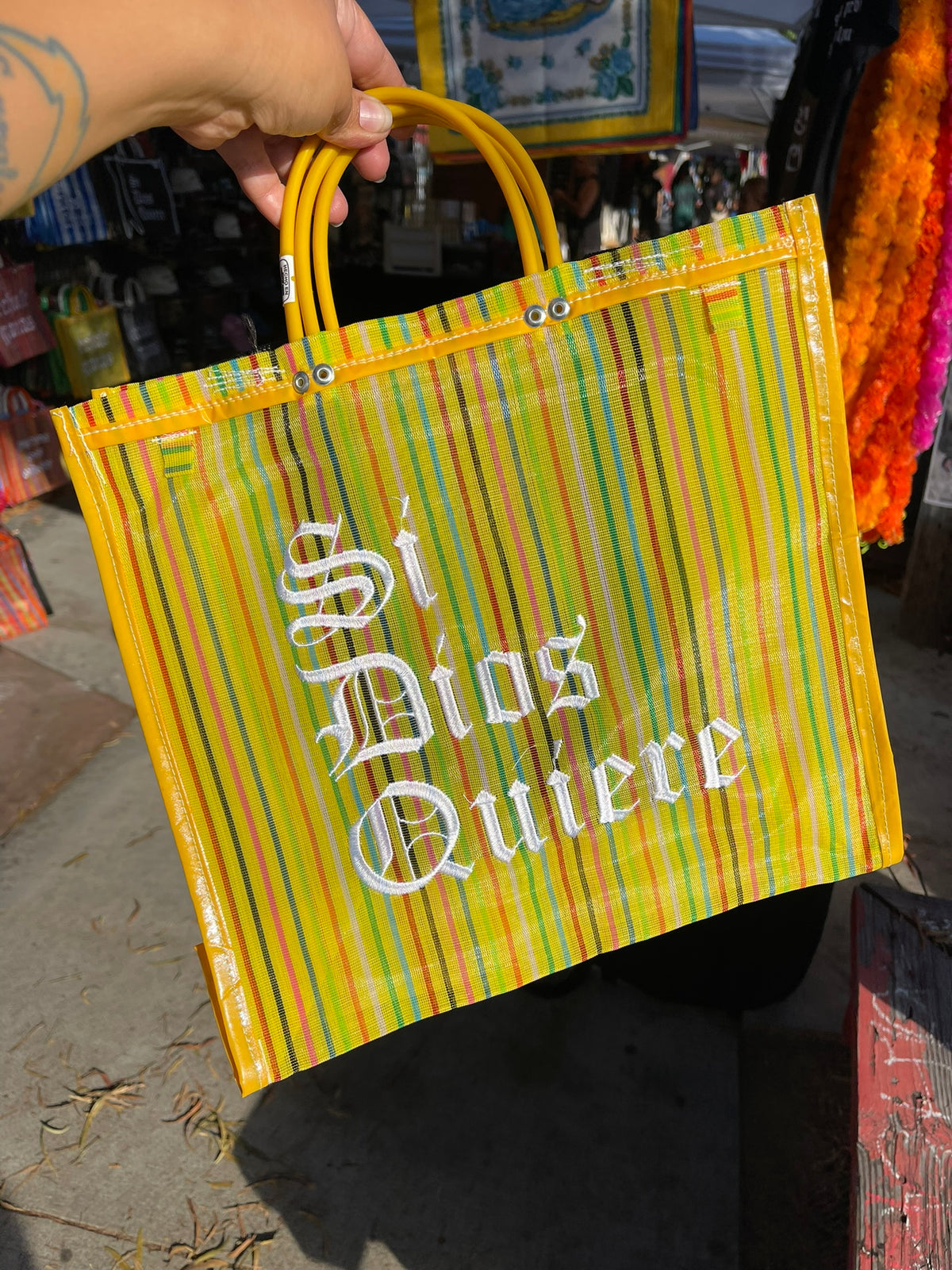 Si Dios Quiere Mercado Bag