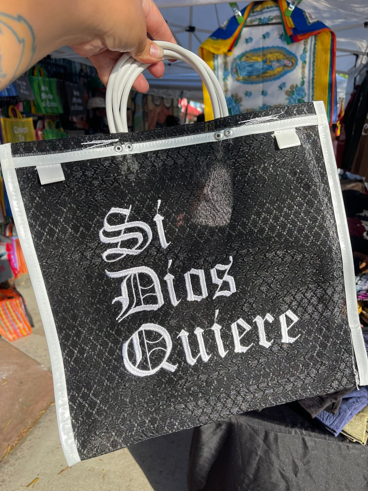 Si Dios Quiere Mercado Bag