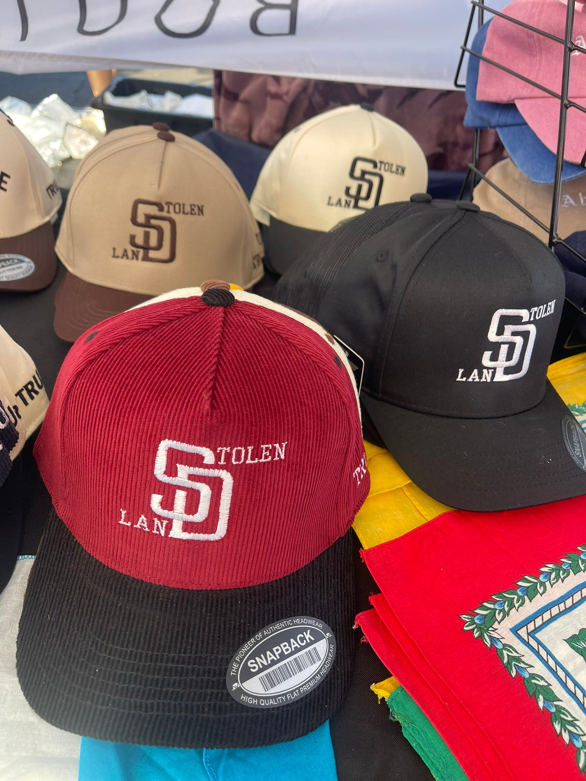 Stolen Land Black SnapBack