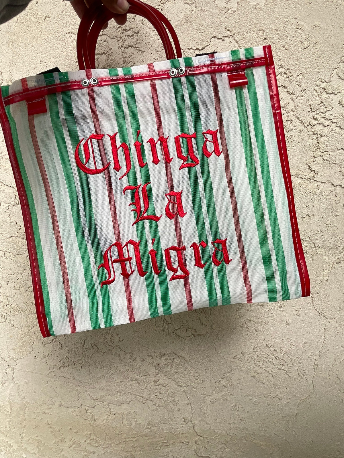 Chinga La Migra Mercado Bag