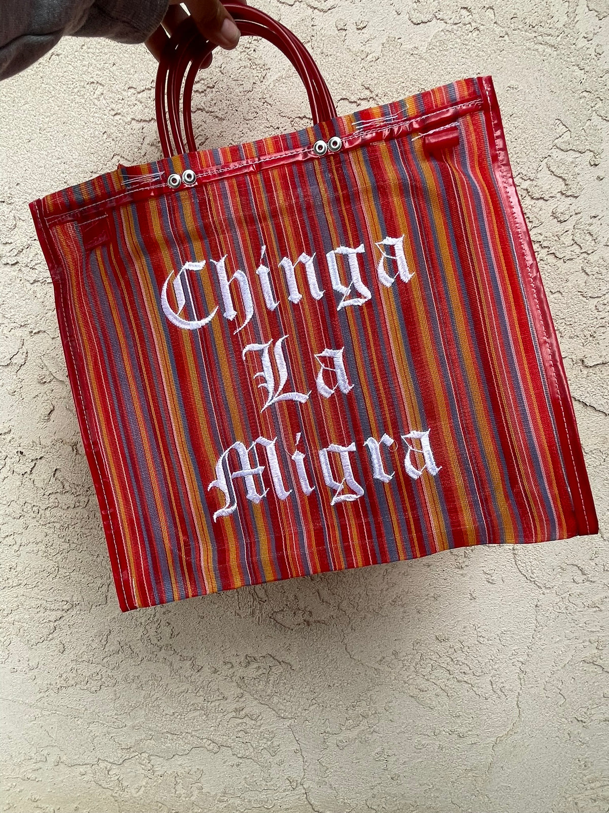 Chinga La Migra Mercado Bag
