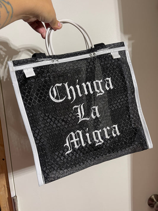 Chinga La Migra Mercado Bag