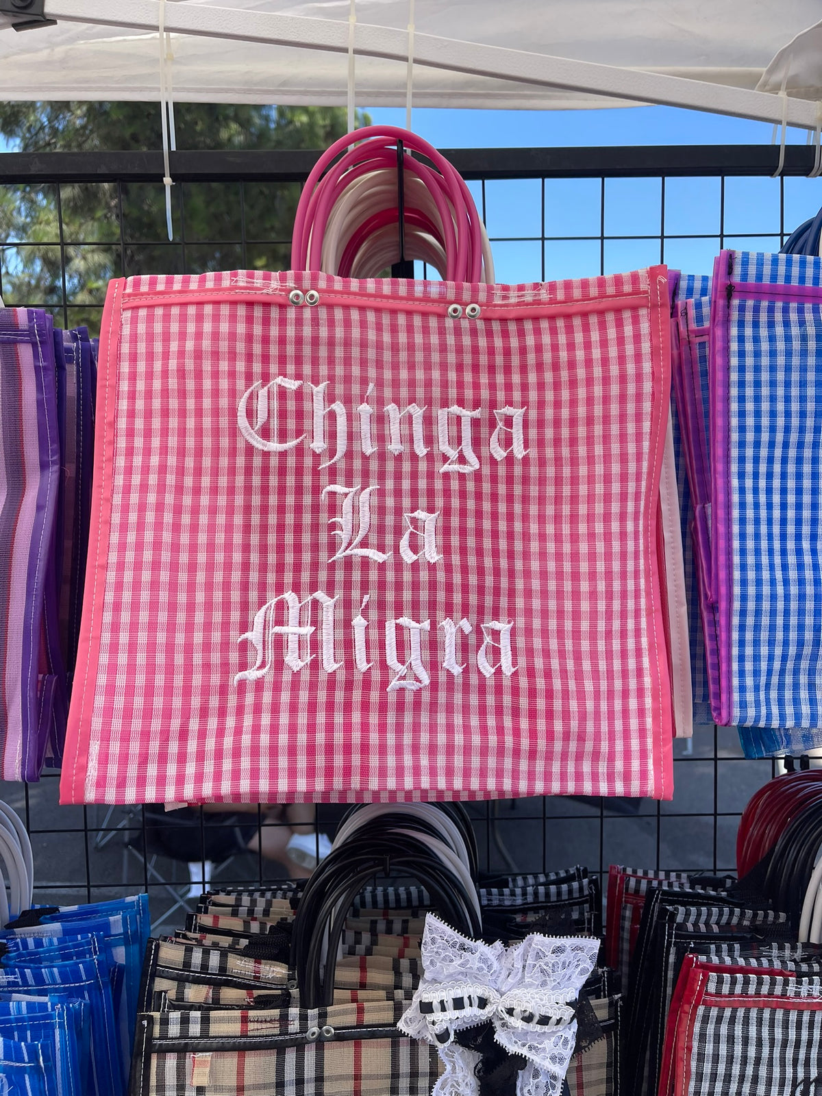 Chinga La Migra Mercado Bag