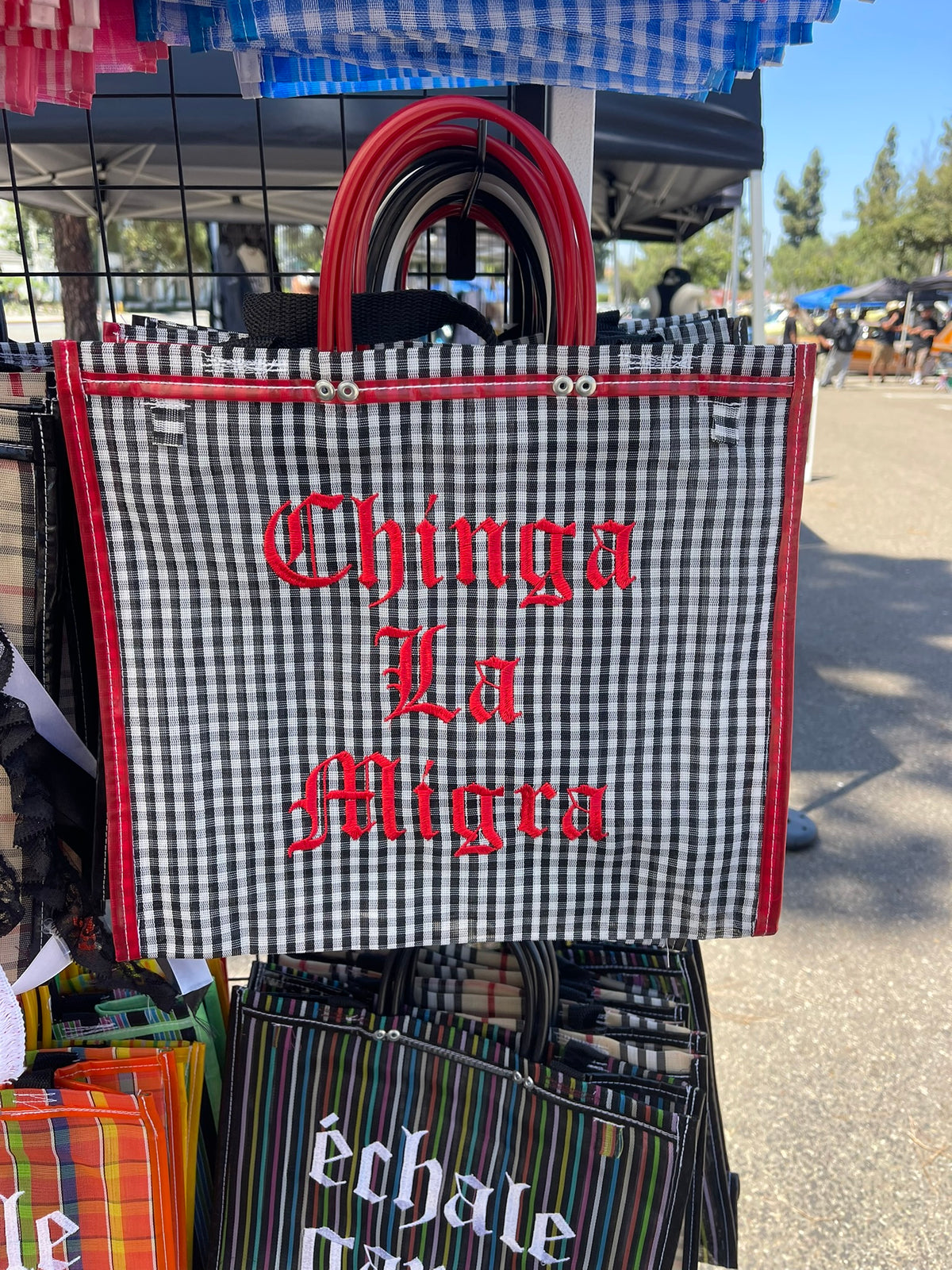 Chinga La Migra Mercado Bag